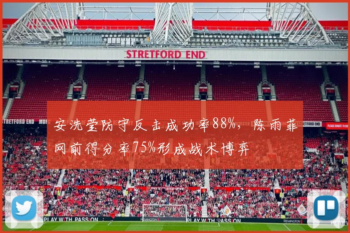 安洗莹防守反击成功率88%，陈雨菲网前得分率75%形成战术博弈