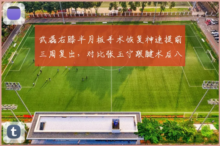 武磊右膝半月板手术恢复神速提前三周复出，对比张玉宁跟腱术后八个月仍难跑跳谁更冒险